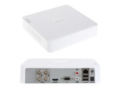 DS-7104HUHI-K1 - Rejestrator 4-kanałowy, IP, TurboHD, HD-TVI, H.265 (H.265+) - Hikvision | 6941264022541