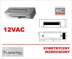1510-12AC - Elektrozaczep 12VAC symetryczny, wzmocniony - Lockpol | 1510-12AC