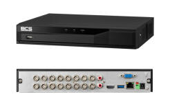 BCS-L-XVR1601-V - Rejestrator 16-kanałowy, 5w1, do 5Mpx, 1x HDD  - BCS Line | 5904890700123